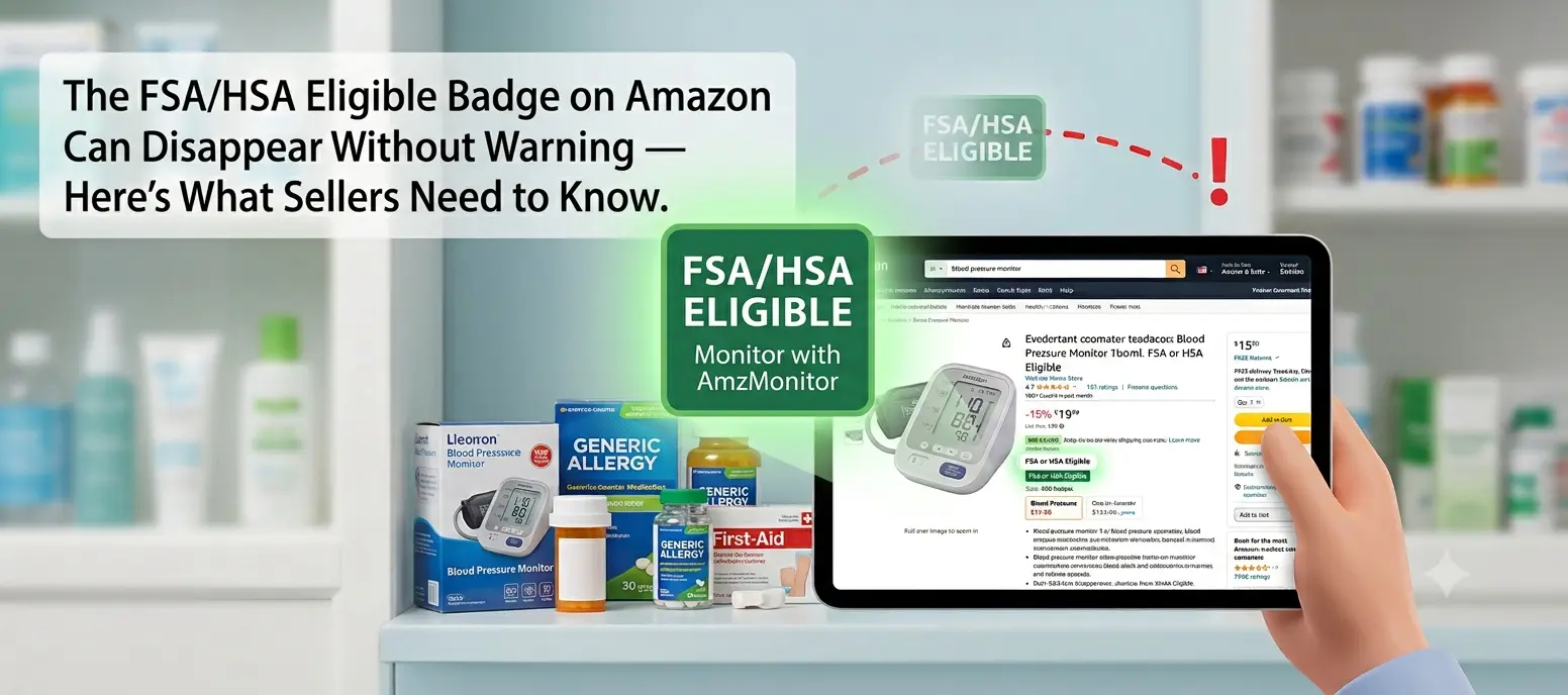 The FSA/HSA Eligible Badge on Amazon Can Disappear Without Warning — Here's What Sellers Need to Know