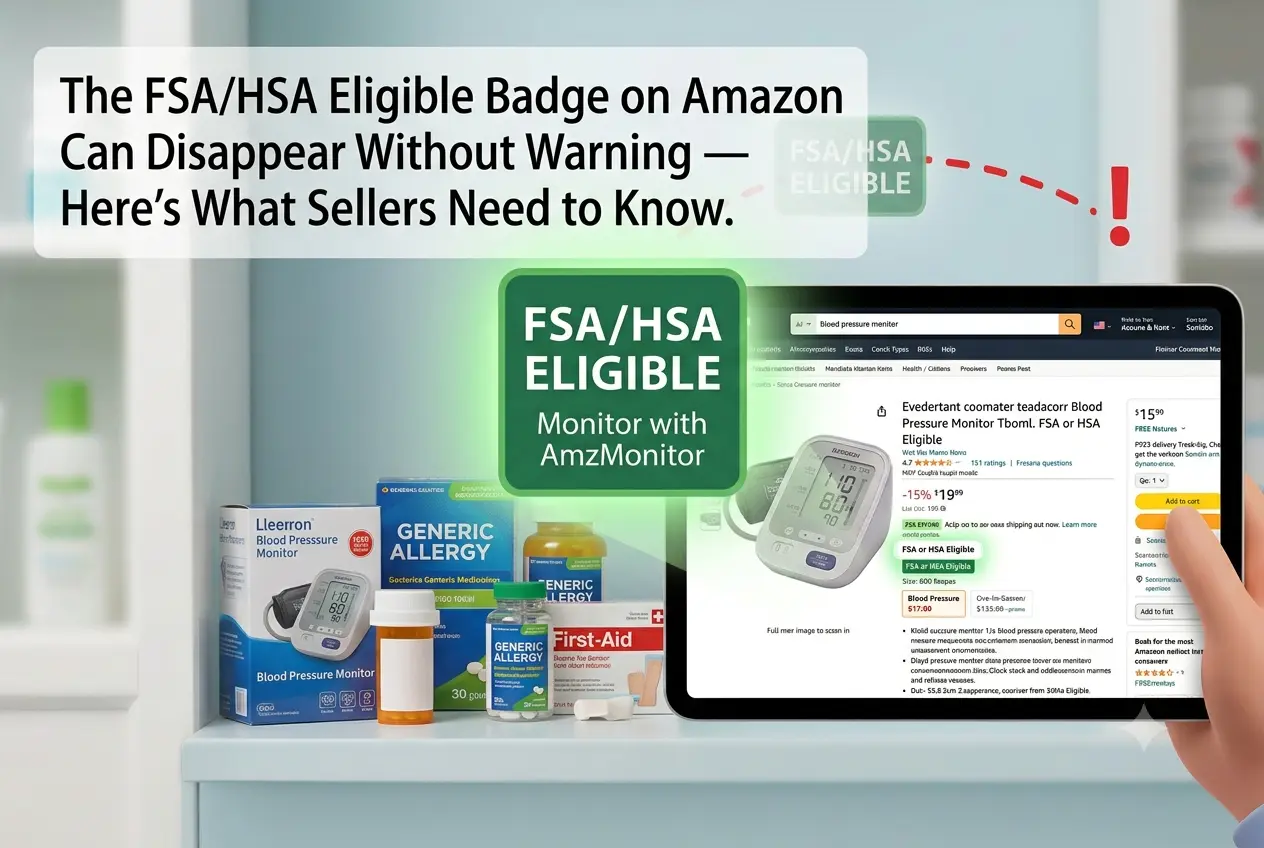 The FSA/HSA Eligible Badge on Amazon Can Disappear Without Warning — Here's What Sellers Need to Know