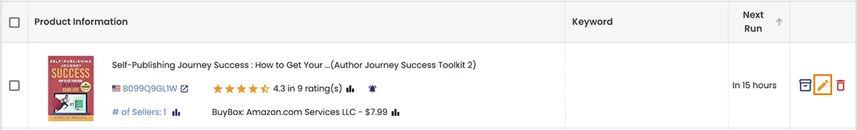edit product monitoring