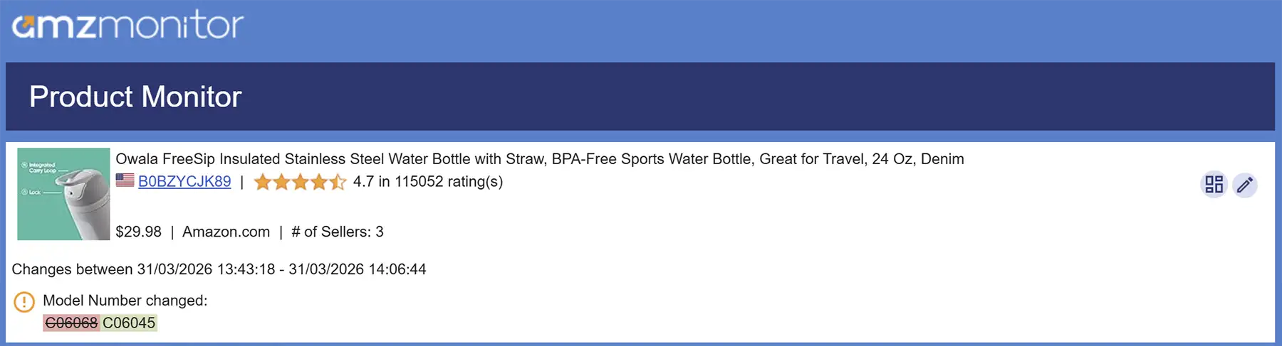 monitored-field-model-number