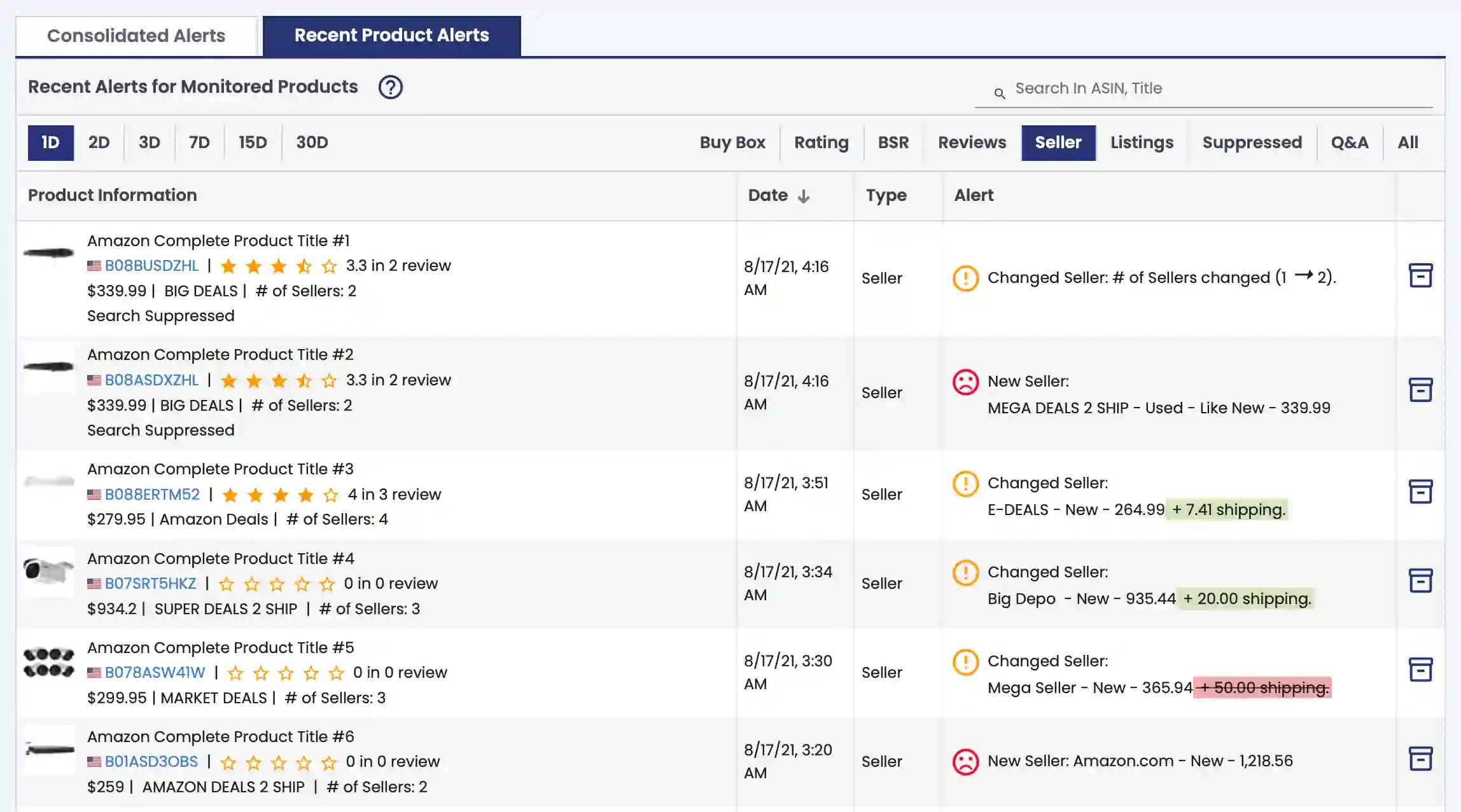 product monitor new seller alerts