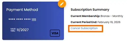 cancel Subscription